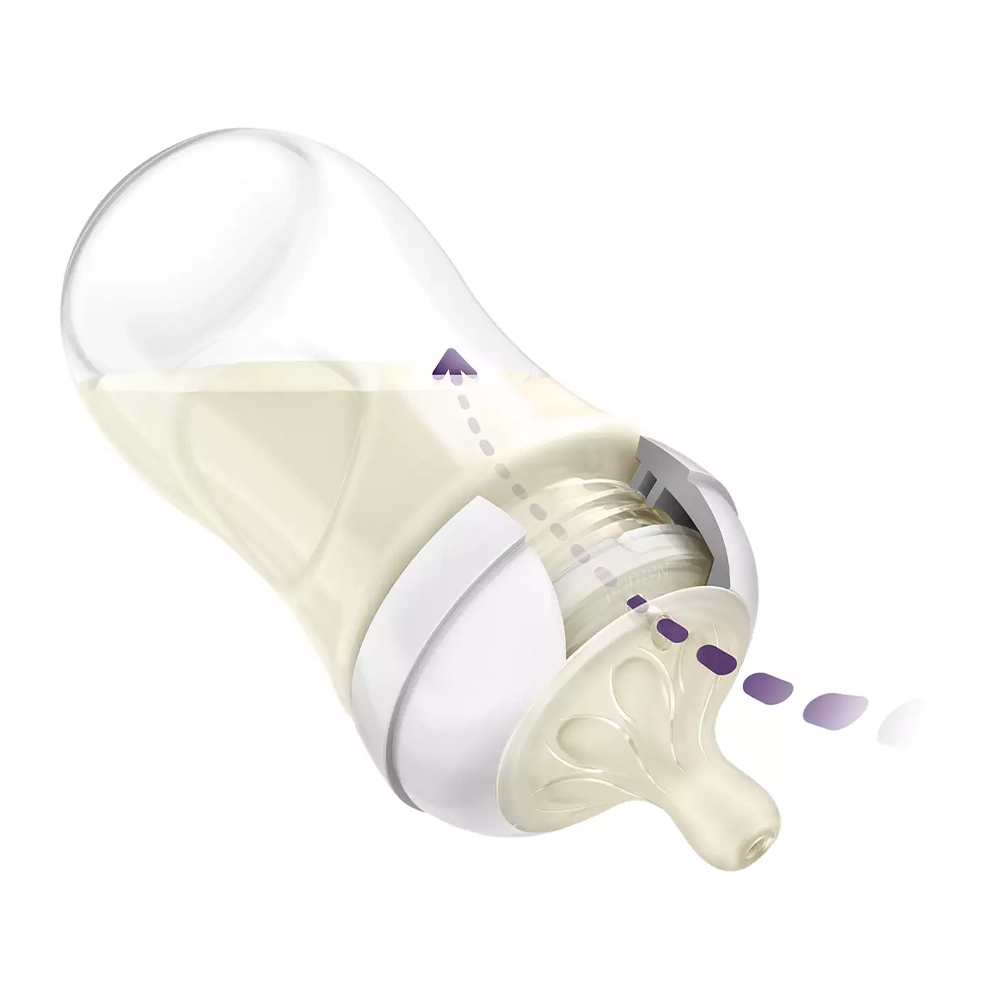 AVENT - NATURAL RESPONSE Πλαστικό Μπιμπερό 1m+ (μπλε) - 260ml SCY903/21